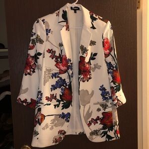 Floral blazer